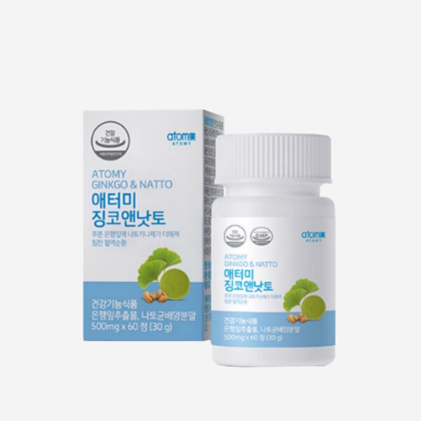 Atomy Ginkgo and Natto 500mg*60tablets - 30g