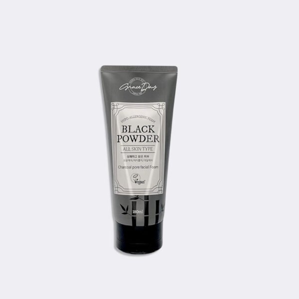 Grace day black powder charcoal pore facial foam- 180ml
