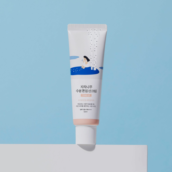 Round Lab Birch Juice Moisturizing Tone-Up Sunscreen Spf50+++ - 50ml (Without Packet)