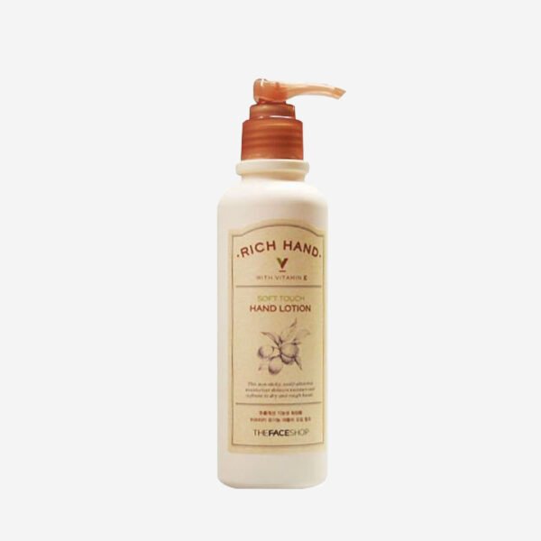 THE FACE SHOP Rich Hand V Soft Touch Hand Lotion - 200ml