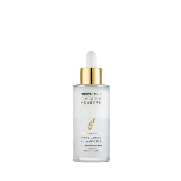 Thank You Farmer Rice Pure Cream In Ampoule - 50ml