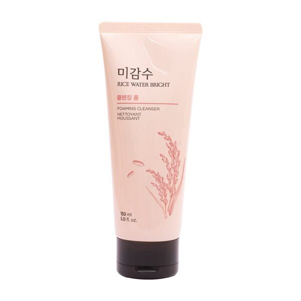 The face shop rice water bright cleansing foam - 150ml
