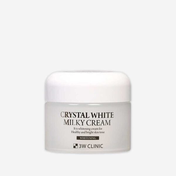 3w clinic crystal white milky cream - 50gm